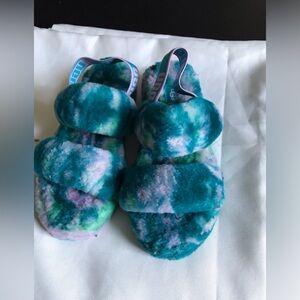 Ugg  OH YEAH MARBLE FLUFFY SLIPPERS